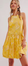 Load image into Gallery viewer, NWT Medium Free People Yellow Deserted Island Mini Dress