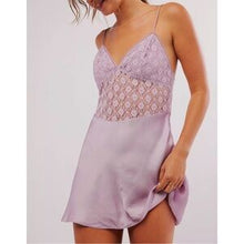 Load image into Gallery viewer, NWT Free People Large Purple New Love Mini Slip