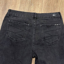 Load image into Gallery viewer, Size 16 Seven Plus Size Black HIGH RISE TUMMYLESS SKINNY JEANS