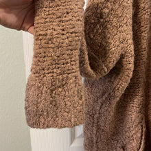 Load image into Gallery viewer, Extra Small Free People Chunky Pink Boucle Sweater Cardigan