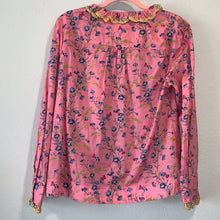 Load image into Gallery viewer, J. Crew NWOT Cotton poplin ruffle blouse in Liberty® Wheat Bouquet floral print