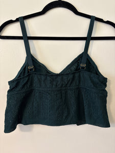 XL Aerie Cable Lace Longline Bralette