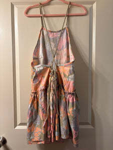 NWT Medium Free People Green Deserted Island Mini Dress