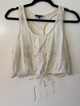 Load image into Gallery viewer, Medium American Eagle Boho Lace Crop Top
