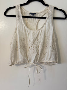 Medium American Eagle Boho Lace Crop Top
