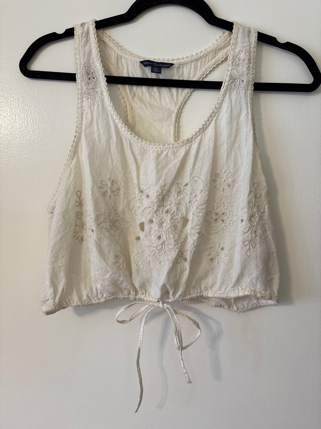 Medium American Eagle Boho Lace Crop Top