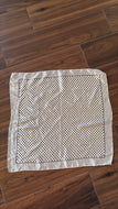 Black & White Polka Dot Satin Wild Rag