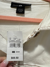Load image into Gallery viewer, 22/24 Ashley Stewart NWT Ivory Denim Button Down Western Dress
