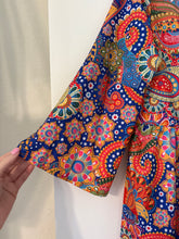 Load image into Gallery viewer, Large NWT Boho Colorful Paisley Shift Dress
