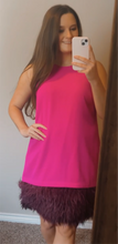 Load image into Gallery viewer, Size 12 Trina Turk NWT Feather Dress
