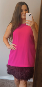Size 12 Trina Turk NWT Feather Dress