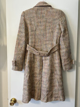 Load image into Gallery viewer, XS Arden B Tweed Wool Trench Coat
