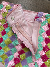 Load image into Gallery viewer, Size 10 Nasty Gal Diamond Sequin Mini Cheeky Shorts
