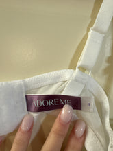 Load image into Gallery viewer, 1X Adore Me White Lace Babydoll Chemis

