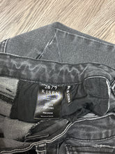 Load image into Gallery viewer, 28/7 Risen High Rise Raw Hem Ankle Straight Denim Jeans
