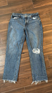 Size 10 Old Navy High Rise Slouchy Button Fly Jeans