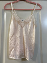 Load image into Gallery viewer, Small Body Chic Ivory Satin Lace Tank
