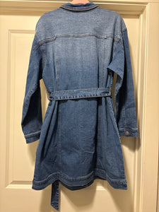Size 18 Eloquii NWOT Denim Belted Dress