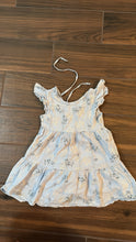 Load image into Gallery viewer, 4-5T Blue Floral Boho Ruffle Sun Dress
