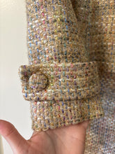 Load image into Gallery viewer, XS Arden B Tweed Wool Trench Coat
