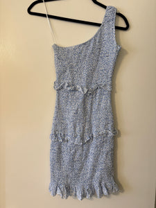 Size 2 Princess Polly Elza Mini One Shoulder Dress