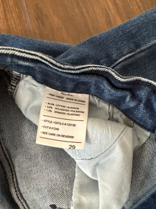 Size 29 Kancan High Waisted Raw Hem Skinny Jeans