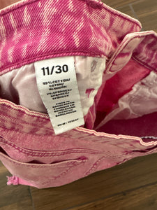 11/30 Celebrity Pink Acid Wash Denim Cut Off Shorts