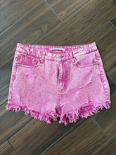Load image into Gallery viewer, 11/30 Celebrity Pink Acid Wash Denim Cut Off Shorts
