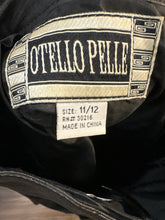 Load image into Gallery viewer, Vintage 11/12 (medium) Black Genuine Leather Straight Skirt
