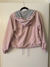 Load image into Gallery viewer, Small H&amp;M Light Pink Hooded Wind Breaker Jacket
