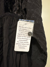 Load image into Gallery viewer, 26W Romans NWT Black Velvet Lace Embroidered Tunic

