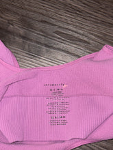 Load image into Gallery viewer, M/L Free People NWOT Purple Ribbed Crop Top
