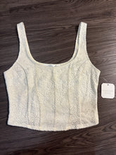 Load image into Gallery viewer, Medium Altar’d State NWT Lila Lace Corset Tank Top
