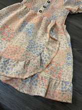 Load image into Gallery viewer, Girls XS 4-5 Floral Patch Work Dress
