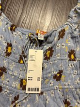 Load image into Gallery viewer, Small NWT Urban Outfitters Blue Boho Floral Rockaway Smocked Romper
