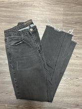 Load image into Gallery viewer, 28/7 Risen High Rise Raw Hem Ankle Straight Denim Jeans
