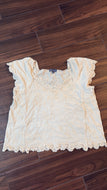 Medium Democracy Ivory boho Crochet Lace Top