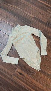 XS Sage agree Long Sleeve High Neck Body Suit