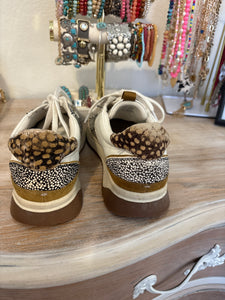 7.5 Madewell Calf Hair Sneakers
