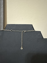 Load image into Gallery viewer, Faux Silver Turquoise Boho Western Necklace
