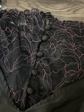 Load image into Gallery viewer, XS Free People Intimately NWT Black Pink Lace Double Date Layer Body Suit
