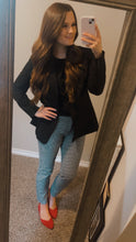 Load image into Gallery viewer, 10 Tall Old Navy Pixie Mid Rise Black White Printed Dress Pants
