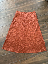 Load image into Gallery viewer, Medium SHEIN Leopard Satin Midi Skirt
