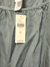 Load image into Gallery viewer, XL Anthropologie Amadi NWT Boho Tiered Sage Tinsel Tunic Dress
