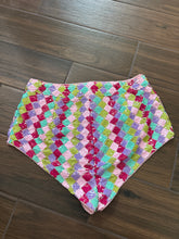 Load image into Gallery viewer, Size 10 Nasty Gal Diamond Sequin Mini Cheeky Shorts
