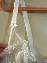 Load image into Gallery viewer, 1X Adore Me White Lace Babydoll Chemis
