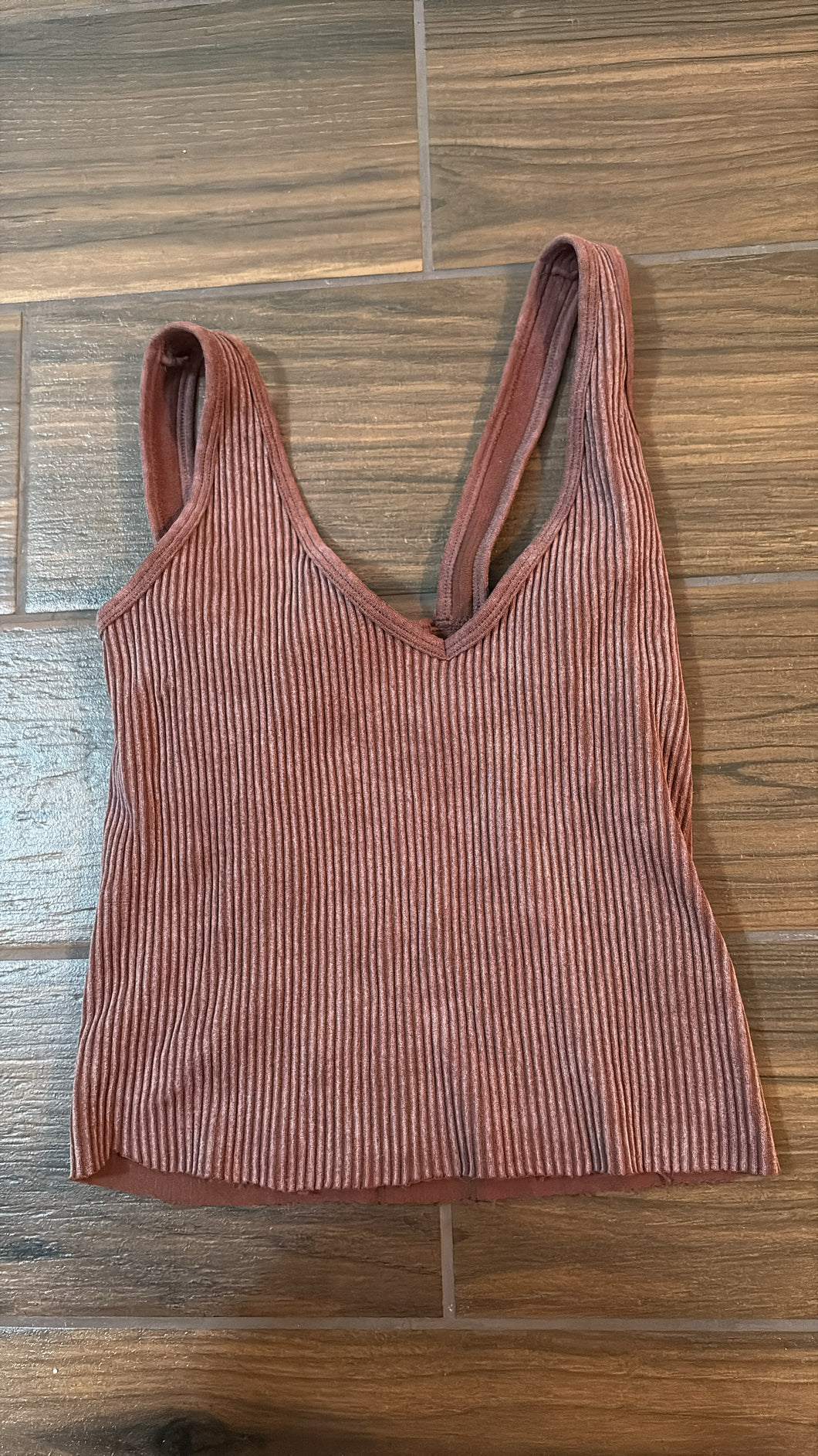 Small/Medium Aura Ribbed Tank Top