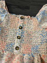 Load image into Gallery viewer, Girls XS 4-5 Floral Patch Work Dress
