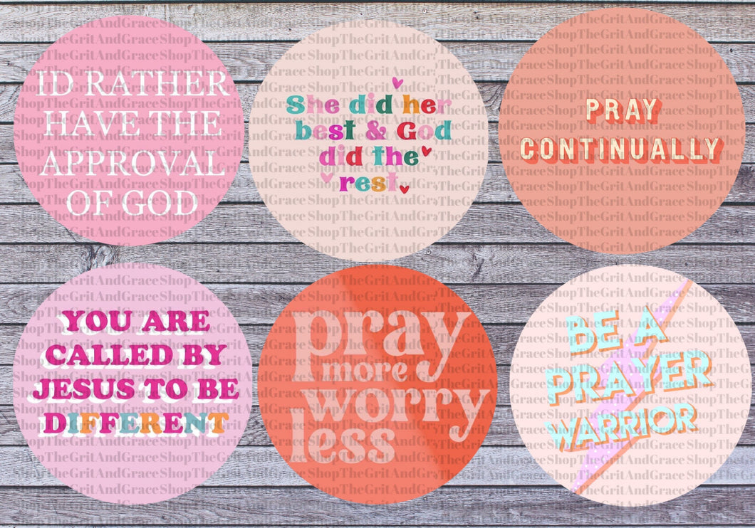 Christian Religious Faith Cardstock For Car Freshies