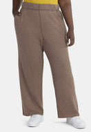 1X (16-18W) Terra & Sky NWT Brown Waffle Knit Pants
